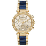 Michael Kors Parker Gold Dial Two Tone Steel Strap Watch for Women - MK6238 Authentic Buy Shop Now