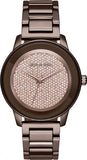 Michael Kors Kinley Brown Dial Brown Steel Strap Watch for Women - MK6245 Authentic Buy Shop Now