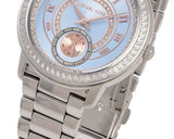 Michael Kors Madelyn Quartz Blue Dial Silver Steel Strap Watch For Women - MK6286 Authentic Buy Shop Now