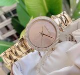 Michael Kors Parker Gold Mother of Pearl Dial Gold Steel Strap Watch for Women - MK6425 Authentic Buy Shop Now