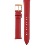 Michael Kors Lexington Three Hand Red Dial Red Leather Strap Watch For Women - MK4747 Authentic Buy Shop Now