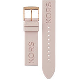 Michael Kors Janelle Three Hand Rose Gold Dial Pink Rubber Strap Watch For Women - MK7139 Authentic Buy Shop Now