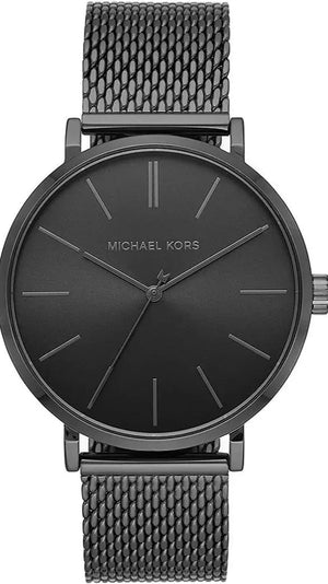 Michael Kors Auden Three-Hand Black Dial Black Mesh Strap Watch for Men - MK7152 Authentic Buy Shop Now