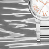 Michael Kors Camille Three Hand Silver Dial Silver Steel Strap Watch For Women - MK7259 Authentic Buy Shop Now