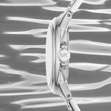 Michael Kors Camille Three Hand Silver Dial Silver Steel Strap Watch For Women - MK7259 Authentic Buy Shop Now