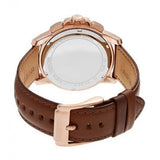 Michael Kors Ryker Analog Gray Dial Brown Leather Strap Watch For Men - MK8519 Authentic Buy Shop Now