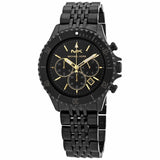 Michael Kors Bayville Chronograph Black Dial Black Steel Strap Watch For Men - MK8750 Authentic Buy Shop Now