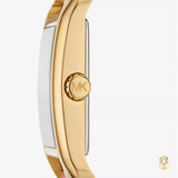 Michael Kors Petite Monroe White Dial Orange Leather Strap Watch for Women - MKO1060 Authentic Buy Shop Now
