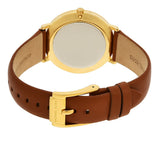 Michael Kors Pyper Quartz Silver Dial Brown Leather Watch For Women - MK2740 Authentic Buy Shop Now