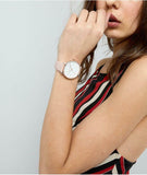 Michael Kors Pyper Quartz White Dial Pink Leather Strap Watch For Women - MK2741 Authentic Buy Shop Now
