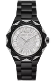 Michael Kors Raquel Three Hand Silver Dial Black Steel Strap Watch For Women - MK4692 Authentic Buy Shop Now