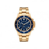 Michael Kors Everest Chronograph Blue Dial Two Tone Steel Strap Watch For Men - MK8978 Authentic Buy Shop Now