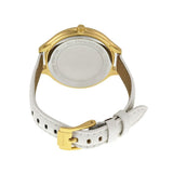 Michael Kors Slim Runway Quartz Gold Dial White Leather Strap Watch For Women - MK2389 Authentic Buy Shop Now