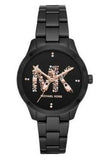 Michael Kors Runway Quartz Black Dial Black Steel Strap Watch For Women - MK6683 Authentic Buy Shop Now