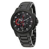 Michael Kors Ryker Chronograph Black Dial Black Steel Strap Watch For Men - MK8529 Authentic Buy Shop Now
