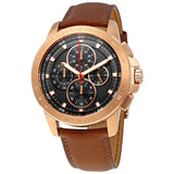 Michael Kors Ryker Analog Gray Dial Brown Leather Strap Watch For Men - MK8519 Authentic Buy Shop Now