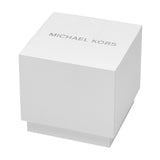 Michael Kors Sage Three-Hand Mother of Pearl White Dial Rose Gold Steel Strap Watch for Women - MK4806 Authentic Buy Shop Now