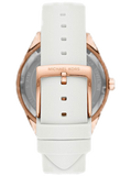 Michael Kors Oversized Sport Quartz White Dial White Rubber Strap Watch For Women - MK6945 Authentic Buy Shop Now