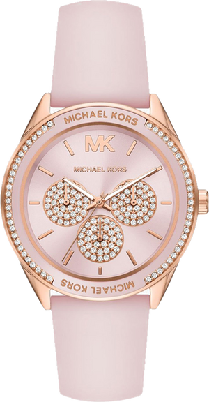 Michael Kors Quartz Pink Dial Pink Silicone Strap Watch For Women - MK6946 Authentic Buy Shop Now