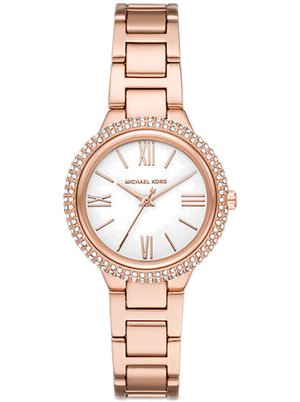 Michael Kors Taryn Quartz White Dial Rose Gold Steel Strap Watch For Women - MK4460 Authentic Buy Shop Now