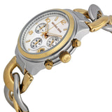 Michael Kors Runway White Dial Two Tone Steel Strap Watch for Women - MK3199 Authentic Buy Shop Now