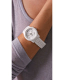 Michael Kors Runway White Ceramic Dial White Steel Strap Watch for Women - MK5161 Authentic Buy Shop Now