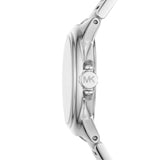 Michael Kors Camille Three Hand Silver Dial Silver Steel Strap Watch For Women - MK7259 Authentic Buy Shop Now