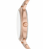 Michael Kors Nia Quartz Rose Gold Dial Rose Gold Steel Strap Watch For Women - MK3990 Authentic Buy Shop Now