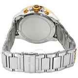 Michael Kors Wren Chronograph Crystals Silver Two Tone Steel Strap Watch for Women - MK6953 Authentic Buy Shop Now