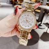 Michael Kors Tibby Multifunction White Dial Gold Steel Strap Watch for Women - MK6969 Authentic Buy Shop Now