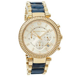 Michael Kors Parker Gold Dial Two Tone Steel Strap Watch for Women - MK6238 Authentic Buy Shop Now