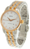 Mido Baroncelli III Automatic White Dial Two Tone Steel Strap Watch For Women - M7600.9.N6.1 Authentic Buy Shop Now