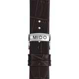 Mido Multifort Automatic Silver Dial Black Leather Strap Watch For Men - M005.430.16.031.80 Authentic Buy Shop Now