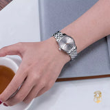 Mido Baroncelli III Automatic Silver Dial Silver Steel Strap Watch For Women - M7600.4.21.1 Authentic Buy Shop Now