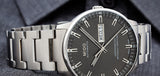 Mido Commander II Automatic Chronometer Grey Dial Silver Steel Strap Watch For Men - M021.431.11.061.00 Authentic Buy Shop Now