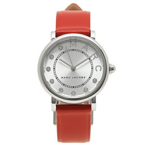 Marc Jacobs Roxy Silver Dial Red Leather Strap Watch for Women - MJ1632 Authentic Buy Shop Now