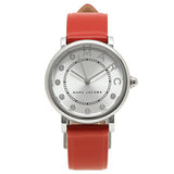 Marc Jacobs Roxy Silver Dial Red Leather Strap Watch for Women - MJ1632 Authentic Buy Shop Now