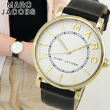 Marc Jacobs Roxy White Dial Black Leather Strap Watch for Women - MJ1532 Authentic Buy Shop Now
