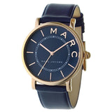 Marc Jacobs Roxy Navy Blue Dial Blue Leather Strap Watch for Women - MJ1534 Authentic Buy Shop Now