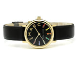 Marc Jacobs Roxy Black Dial Black Leather Strap Watch for Women - MJ1592 Authentic Buy Shop Now