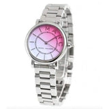 Marc Jacobs Roxy Pink Dial Silver Steel Strap Watch for Women - MJ3554 Authentic Buy Shop Now