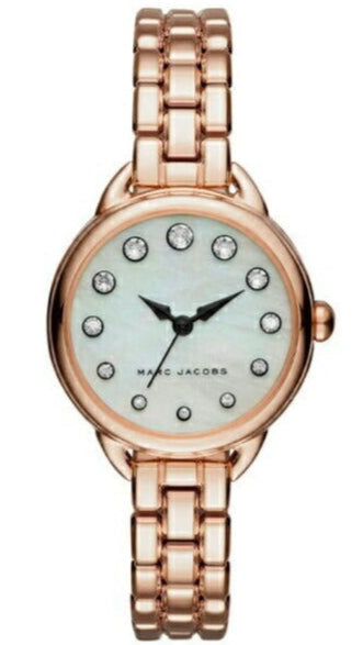 Marc Jacobs Betty Mother of Pearl White Dial Rose Gold Steel Strap Watch for Women - MJ3511 Authentic Buy Shop Now