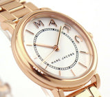Marc Jacobs Roxy White Dial Rose Gold Steel Strap Watch for Women - MJ3527 Authentic Buy Shop Now