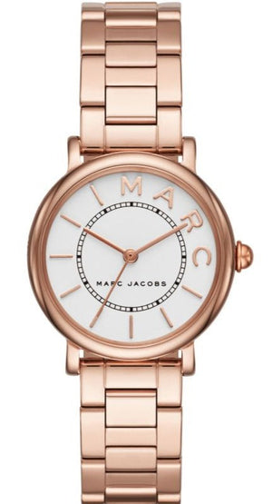 Marc Jacobs Roxy White Dial Rose Gold Steel Strap Watch for Women - MJ3527 Authentic Buy Shop Now