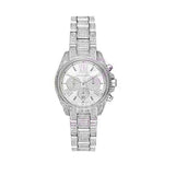 Michael Kors Mini Bradshaw Crystals Silver Dial Silver Steel Strap Watch For Women - MK6454 Authentic Buy Shop Now