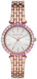 Michael Kors Darci Pave Silver Dial Rose Gold Steel Strap Watch For Women - MK4517 Authentic Buy Shop Now