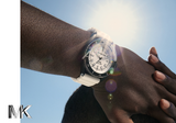 Michael Kors Maritime Analog White Dial White Silicone Strap Watch for Men - MK9159 Authentic Buy Shop Now