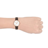 Michael Kors Pyper Quartz Silver Dial Brown Leather Strap Watch for Women - MK1036 Authentic Buy Shop Now