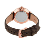 Michael Kors Pyper Quartz Silver Dial Brown Leather Strap Watch for Women - MK1036 Authentic Buy Shop Now