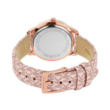 Michael Kors Tibby Silver Dial Pink Leather Strap Watch for Women - MK1050 Authentic Buy Shop Now